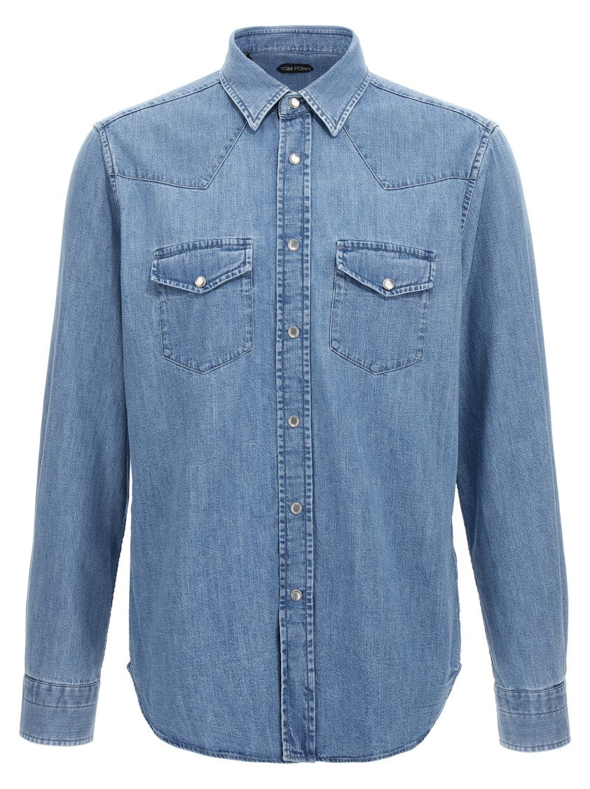 Tom Ford Light Japanese Denim Shirt