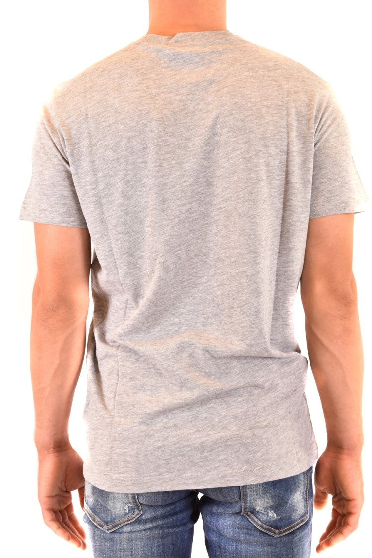 Dondup High-Neck White Wool Sweater Ribbed Detailing