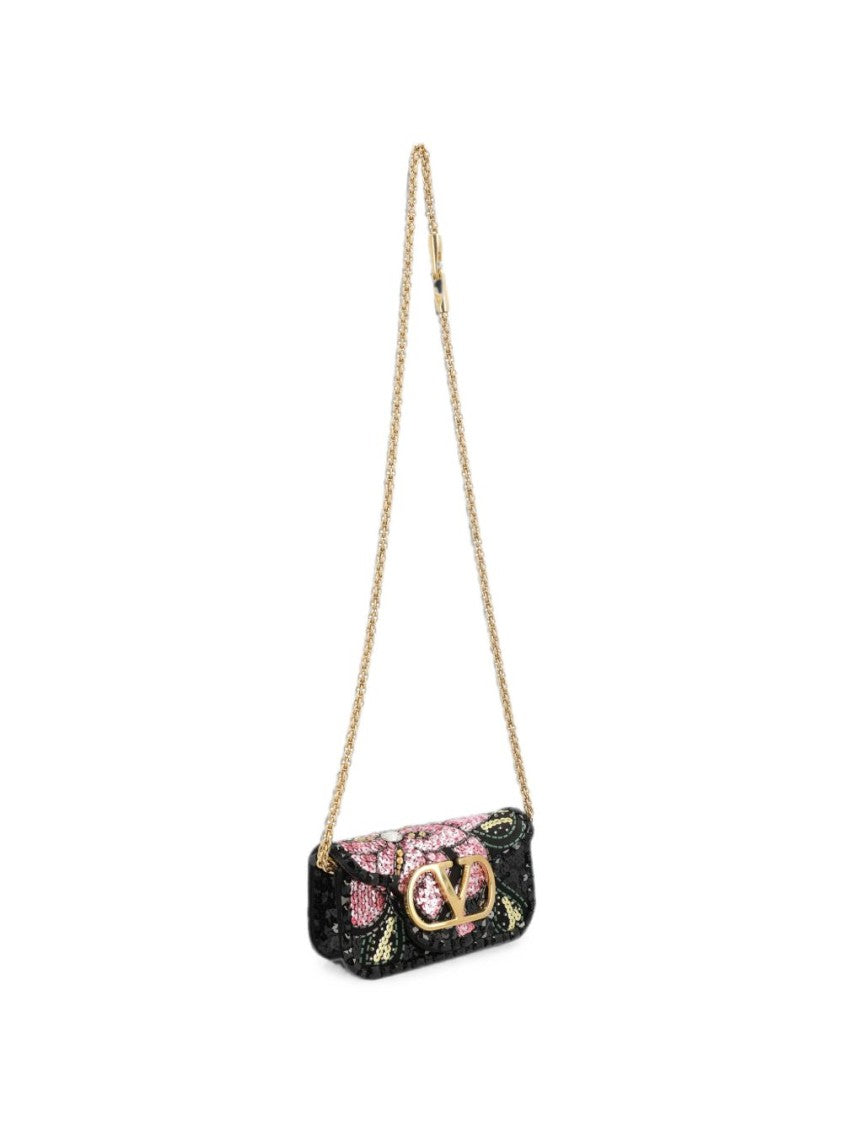 Valentino Garavani Floral Sequin Embellished Handbag