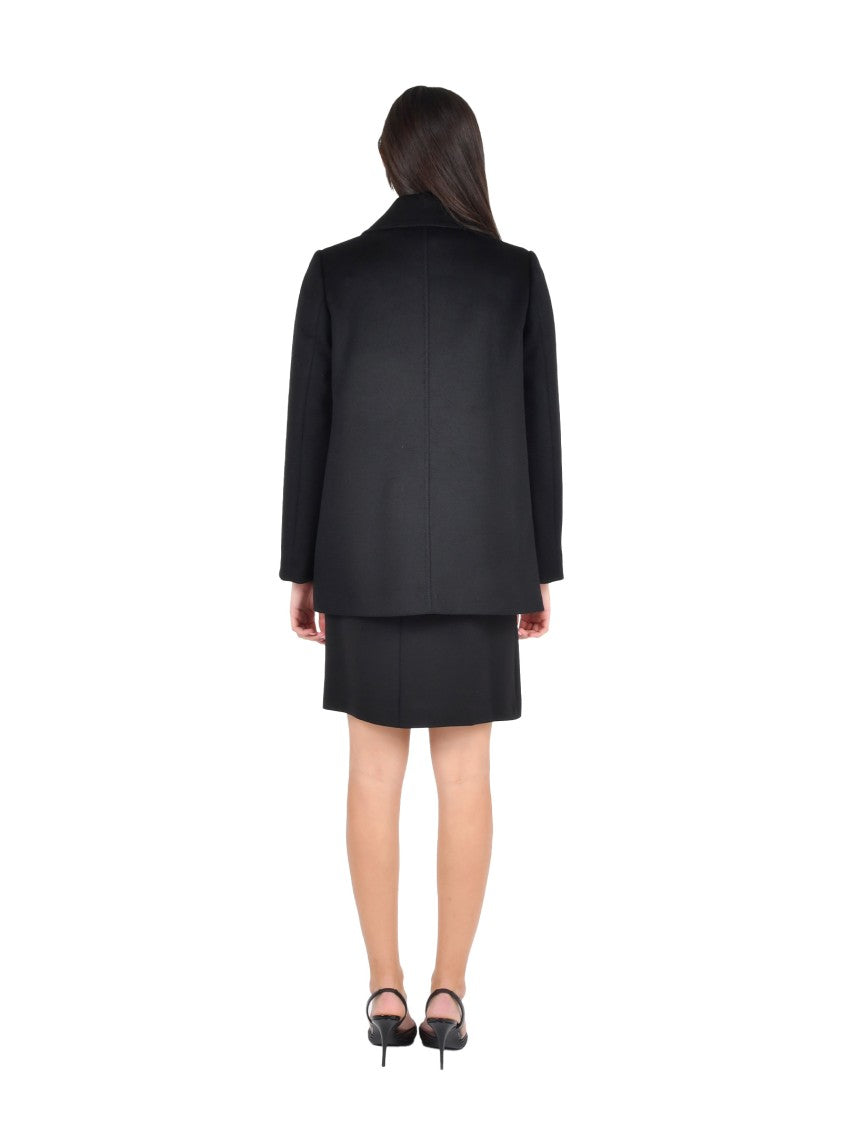Pennyblack Tailored Wool Coat With Waist Belt
