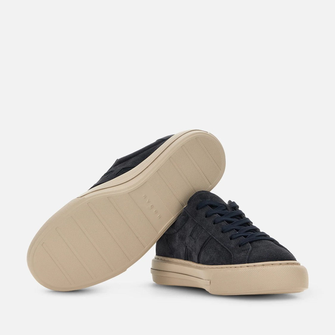 Hogan H691 H Low-Top Sneakers With Suede Upper