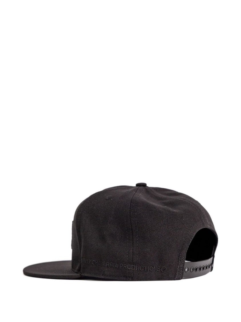 Willy Chavarria Flat Peak Cap With Embossed Logo And Adjustable Strap