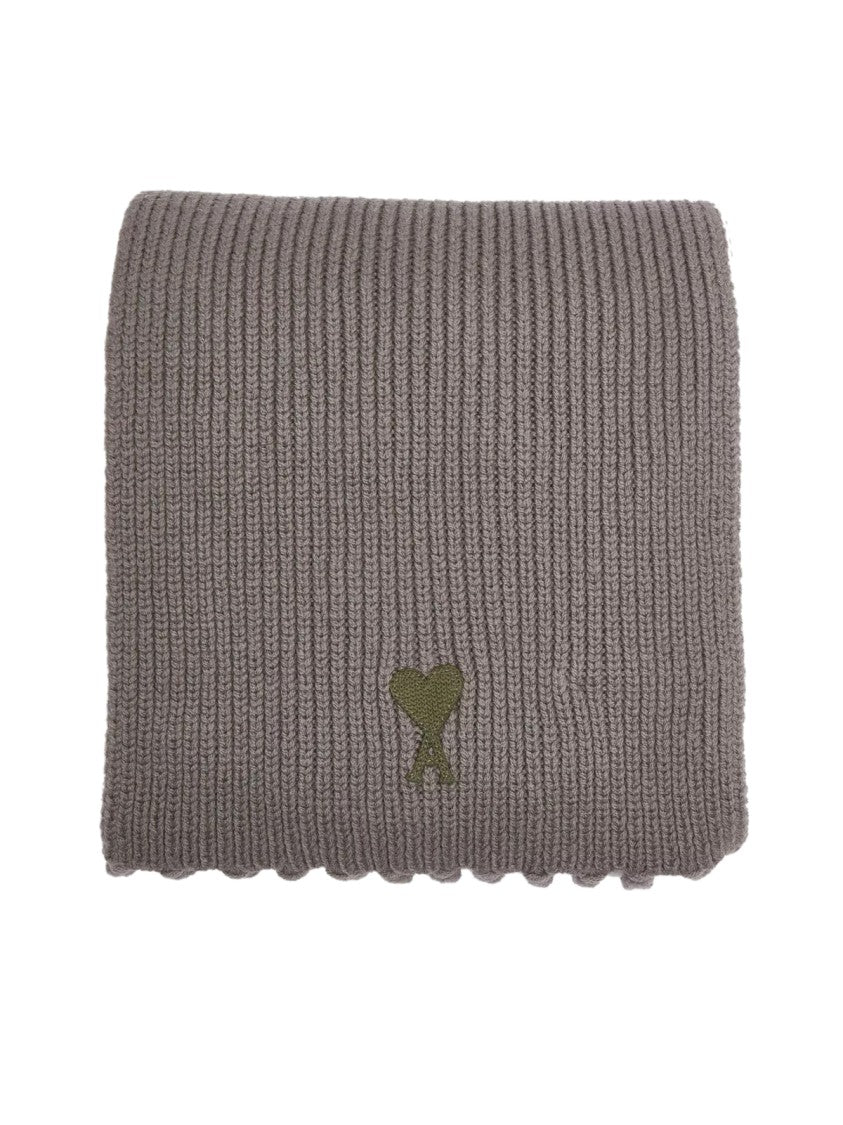 Ami Paris De Coeur Logo Scarf