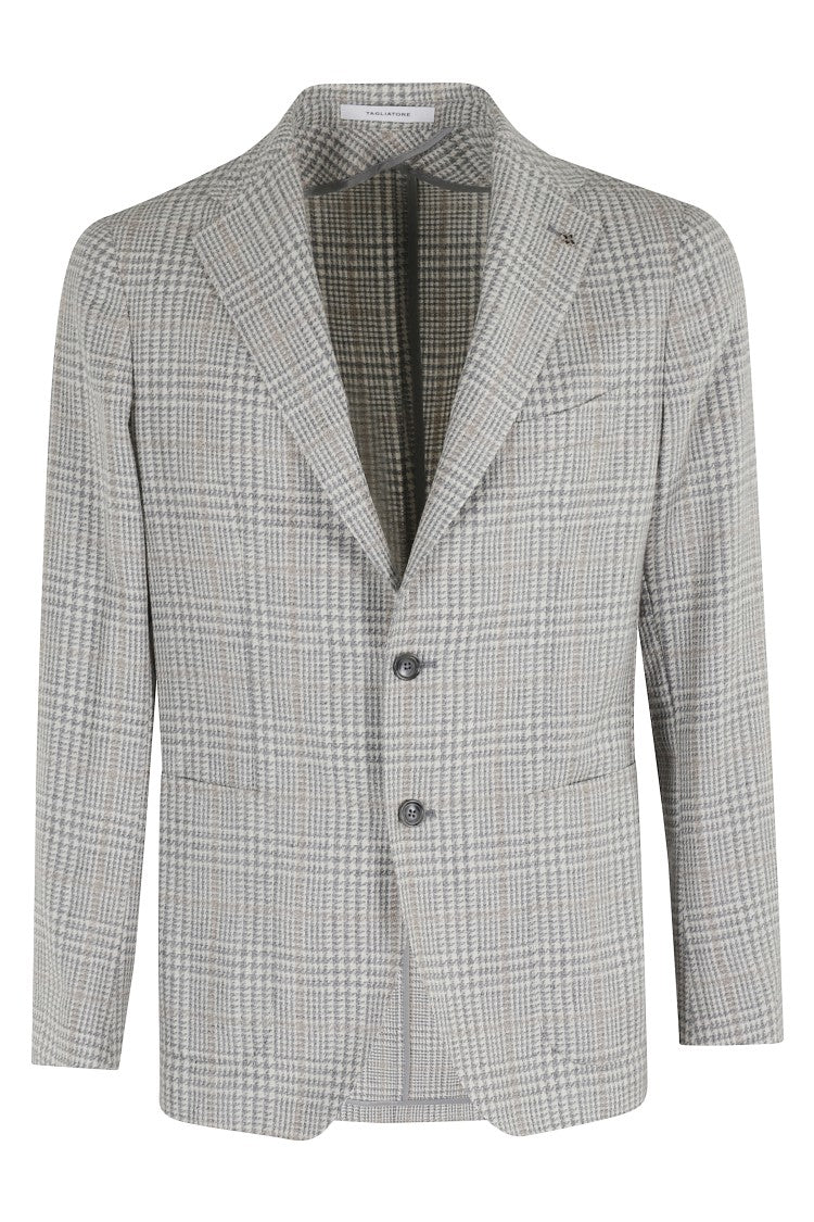 Tagliatore Wool-Cashmere Blend Sand Jacket