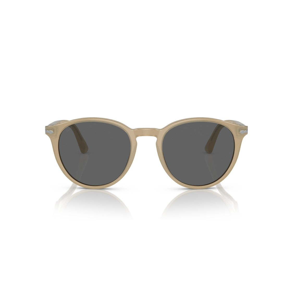 Persol 0Po3152s Translucent Beige Acetate Sunglasses With Keyhole Bridge