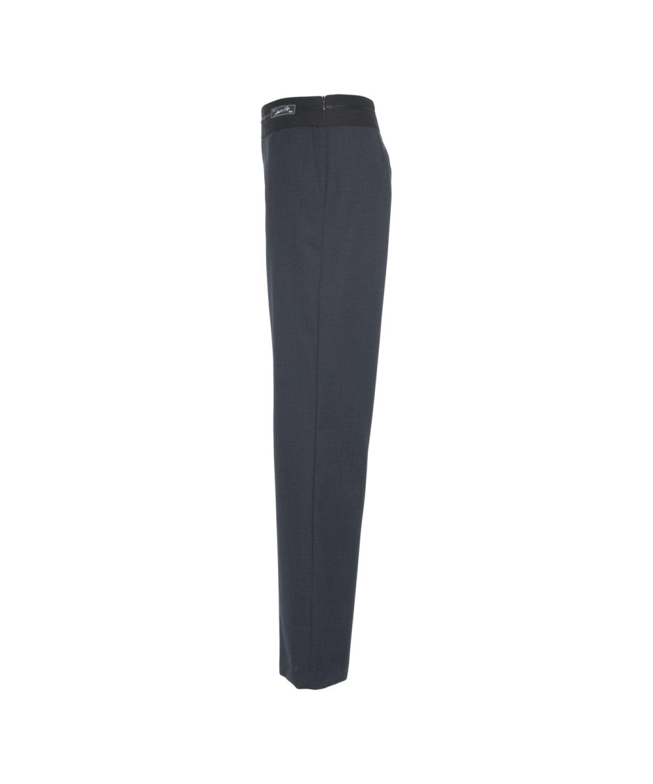Erika Cavallini Wide-Leg Trousers With Fluid Cut And Elastic Waistband