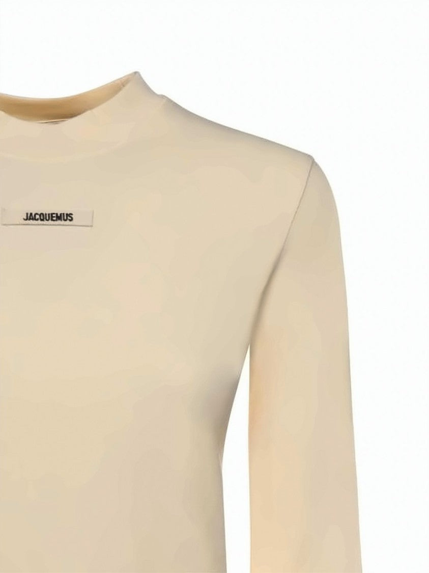 Jacquemus Fitted Long-Sleeved Top With Cropped Hem