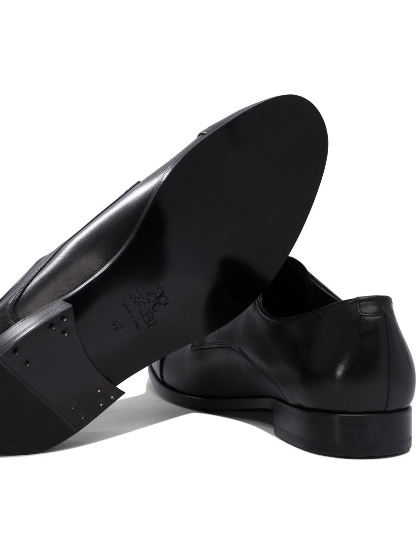 Fabi Cap-Toe Lace-Up Shoes With Polished Finish