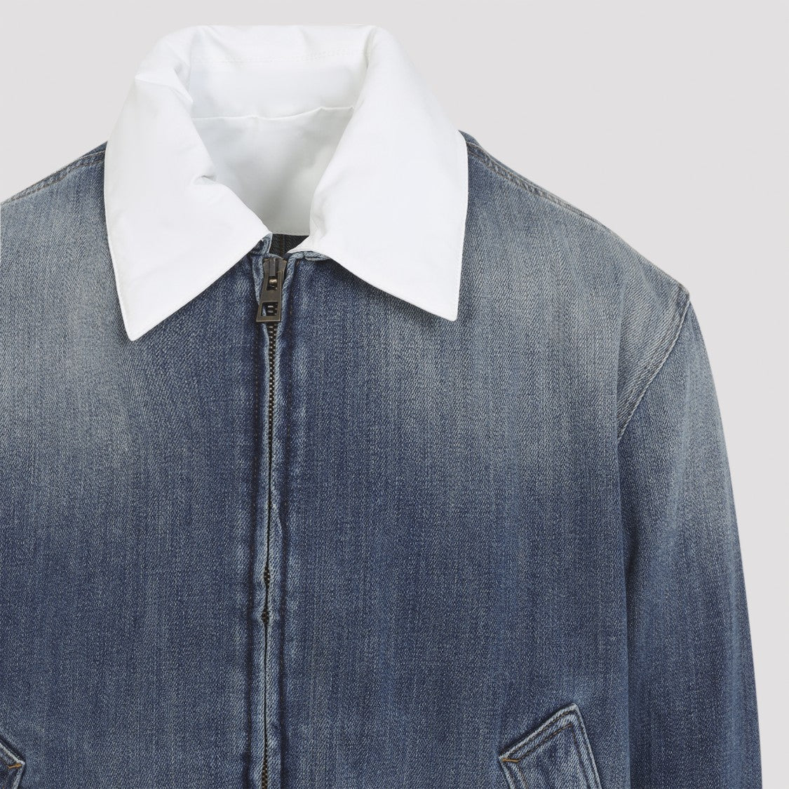 Loewe Faded Blue Cotton Blend Casual Jacket