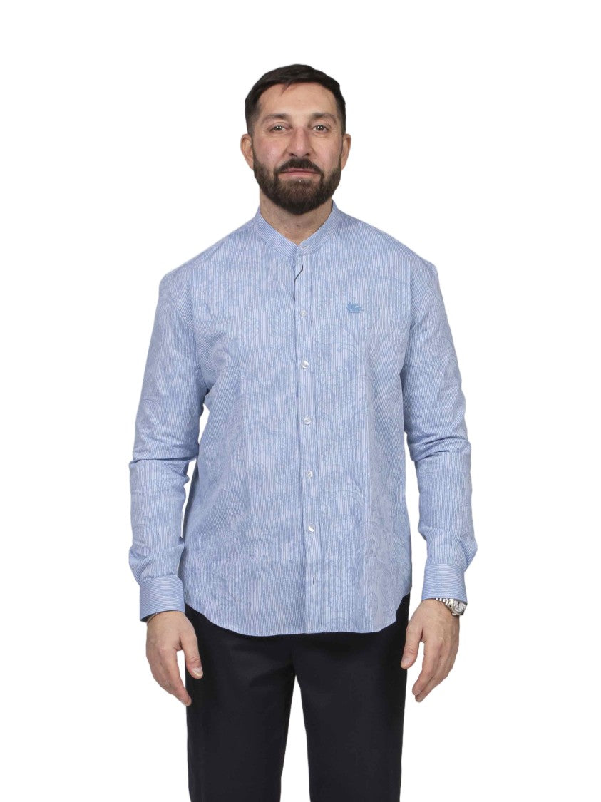 Etro Tailored Paisley Long-Sleeve Guru Shirt