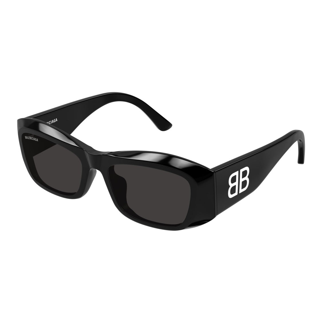 Balenciaga Bb0397sa Bold Rectangular Frame Sunglasses
