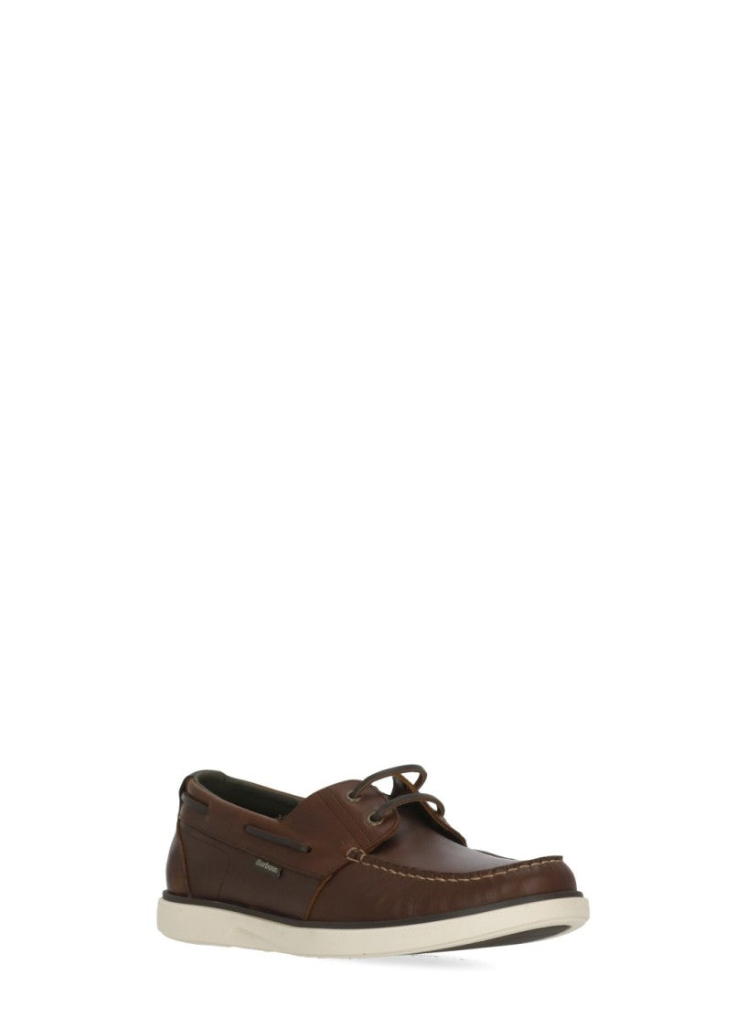 Barbour Brown Rothley Boat Shoes