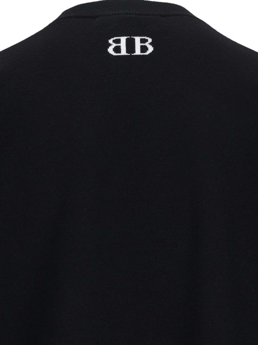Balenciaga Logo Sweater – Black