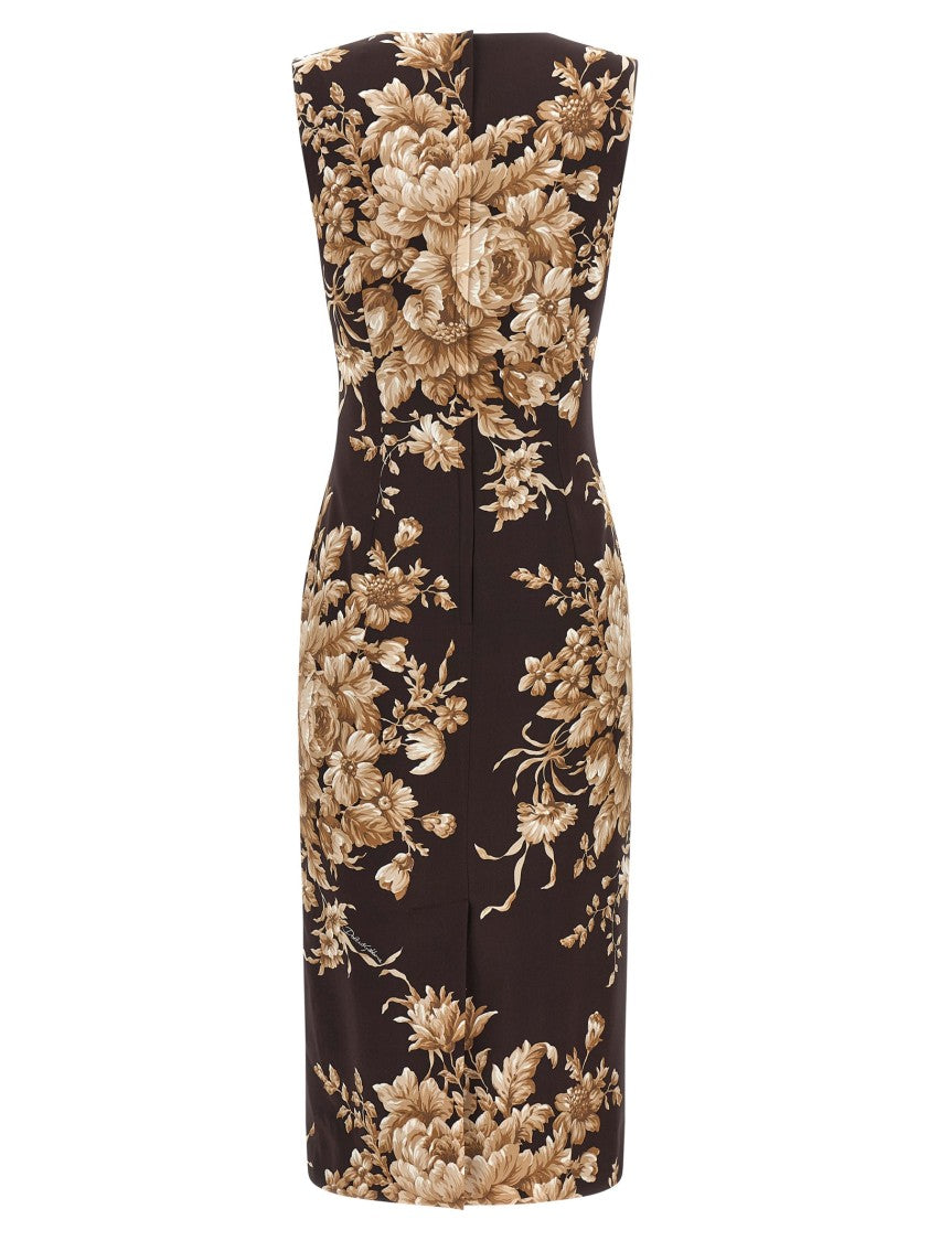 Dolce & Gabbana Rose Print Dress
