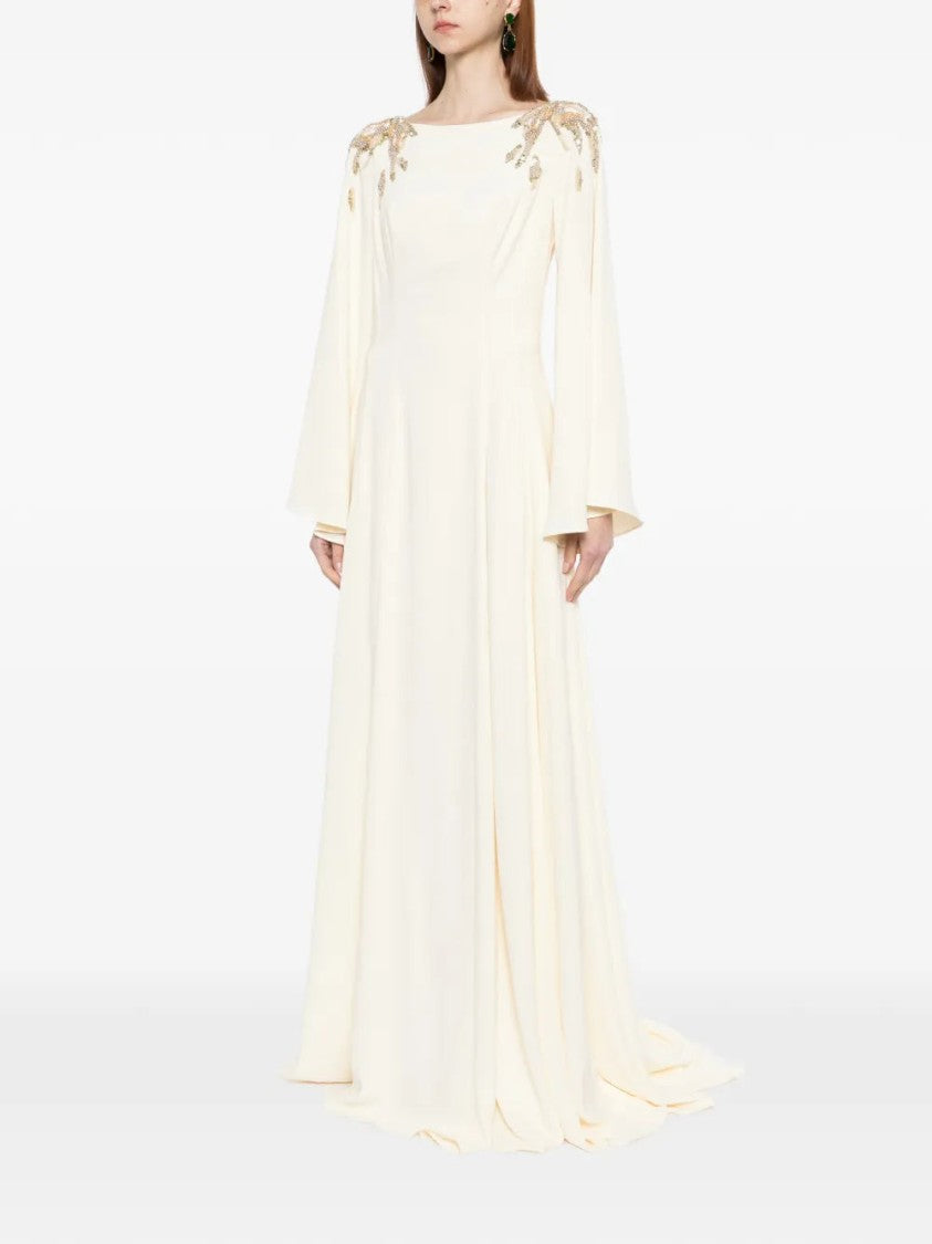 Saiid Kobeisy Embellished Crepe Kaftan