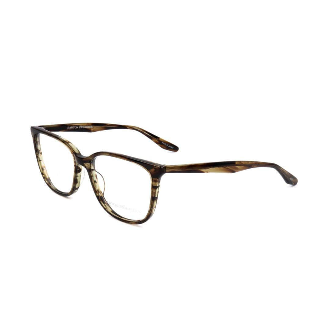 Barton Perreira Bp5049 542Ej Rectangular Tortoiseshell Sunglasses With Subtle Cat-Eye Shape