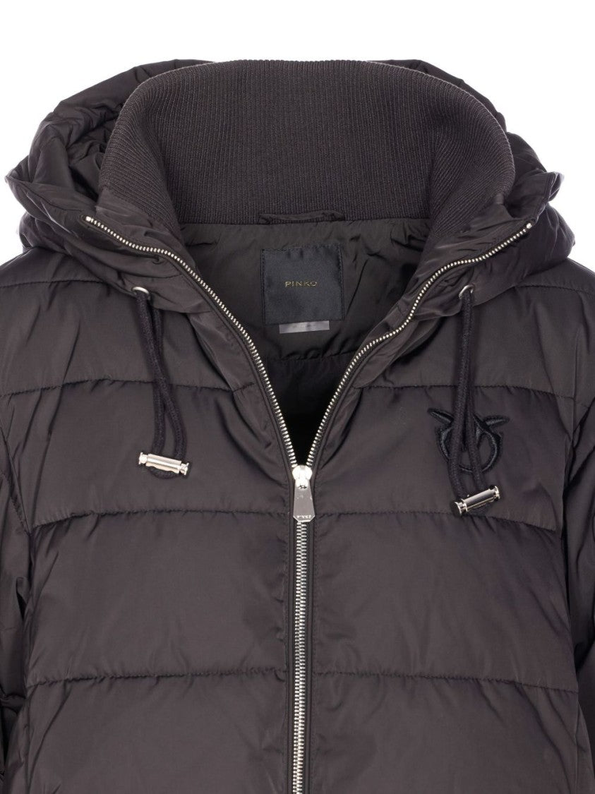 Pinko Contemporary Padded Coat With Horizontal Quilting