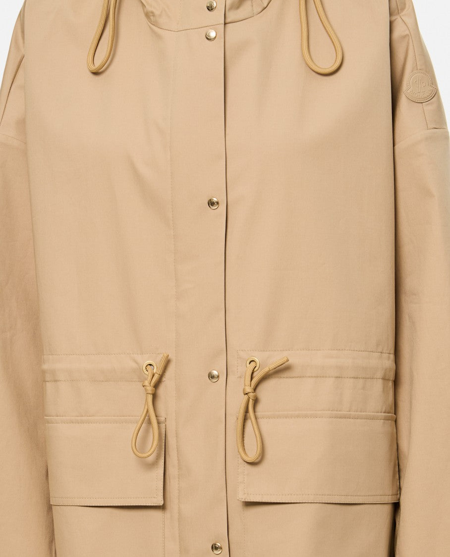 Moncler Gaillon Hooded Parka In Cotton