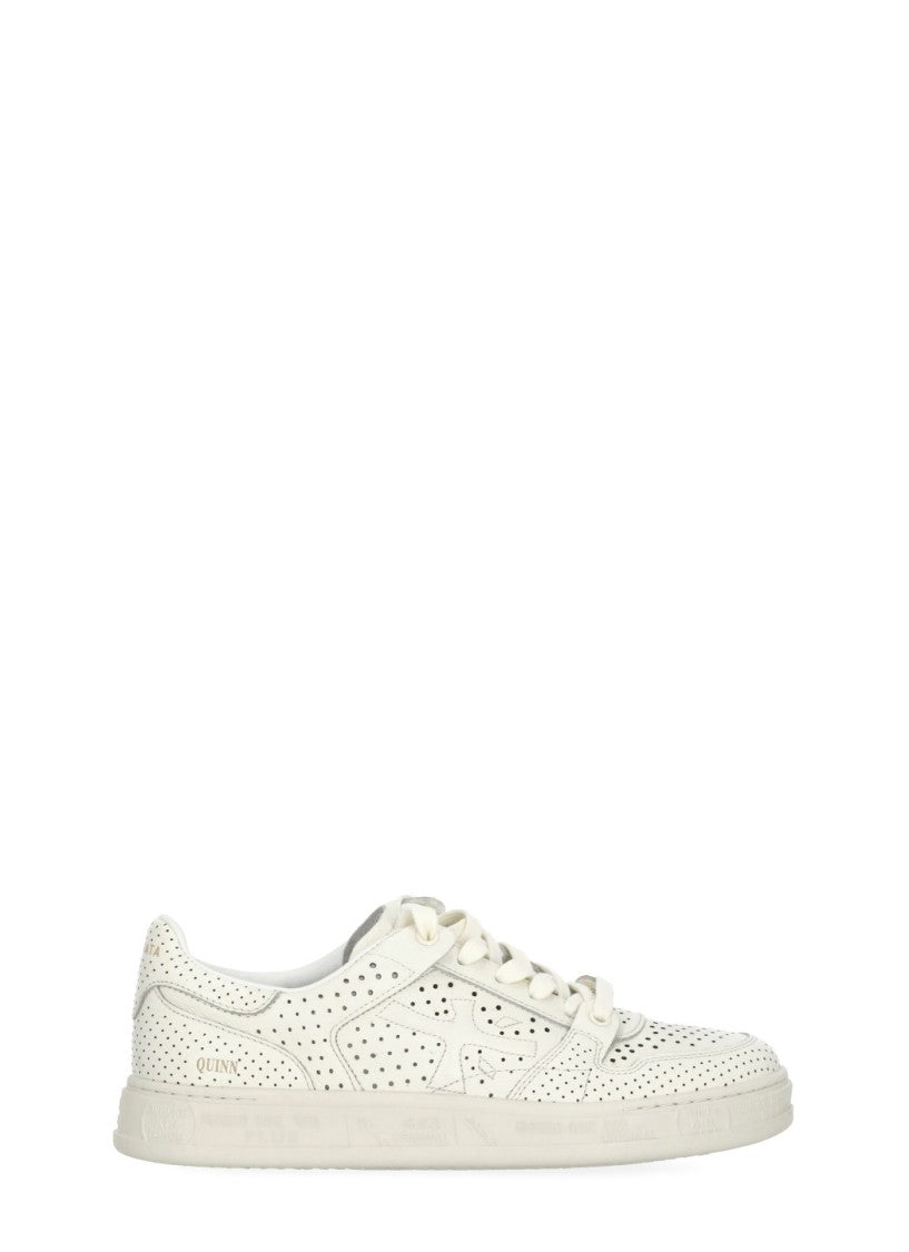 Prmt White Quinn 8251 Perforated Sneakers