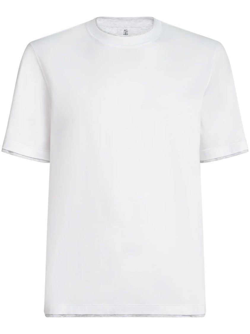Brunello Cucinelli Classic Crew Neck Short-Sleeved T-Shirt