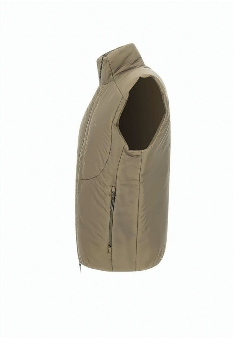 Roa High-Collar Sleeveless Vest With Minimalist Logo