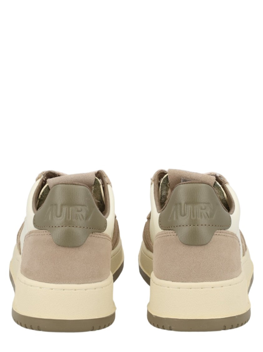 Autry Medalist Low Leather Suede Panels Sneakers