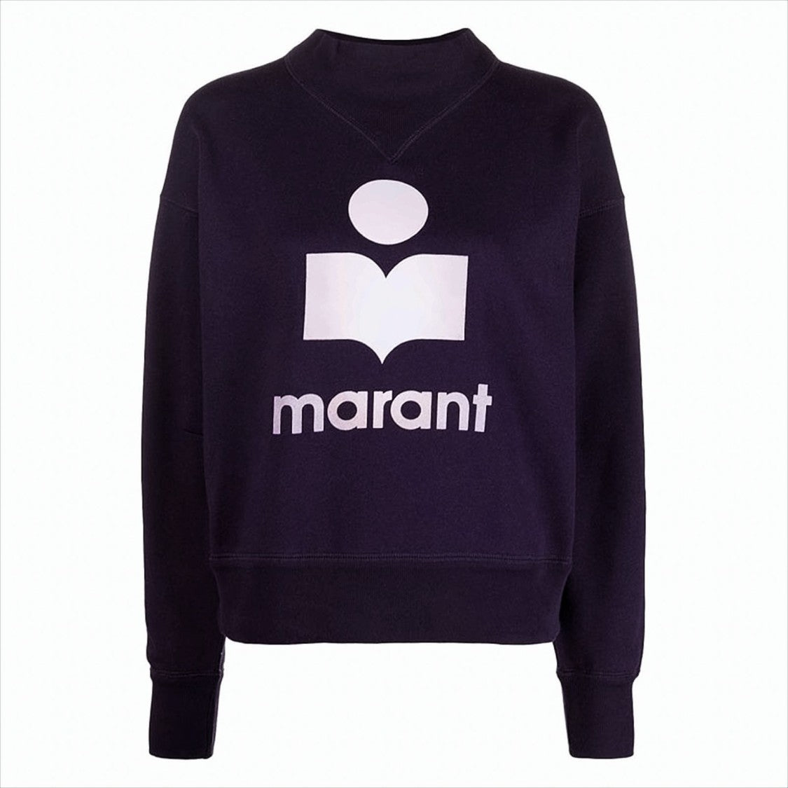 Isabel Marant Étoile Dropped Shoulder Sweatshirt With Light Pink Logo