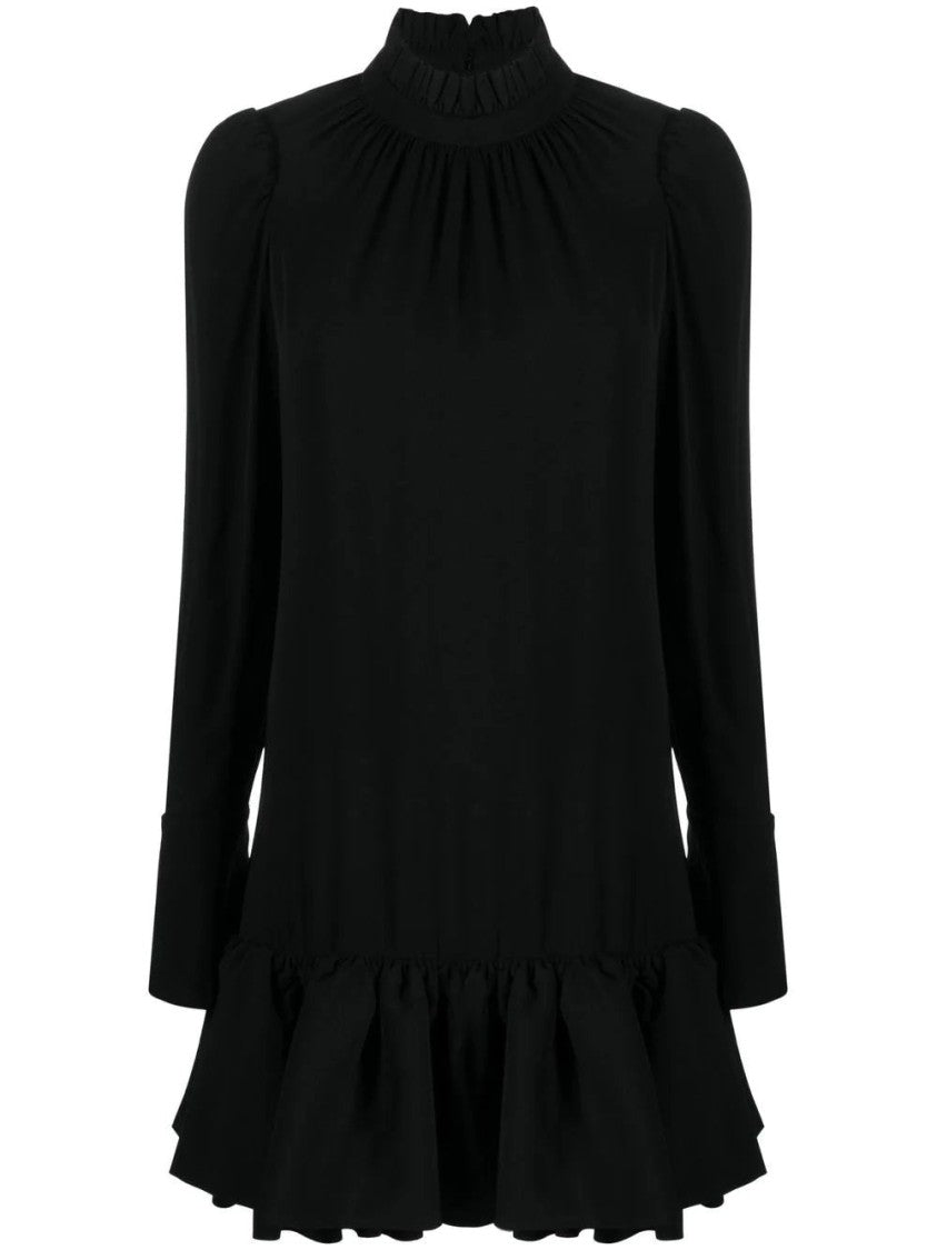Paco Rabanne Long Sleeve Turtleneck Dress