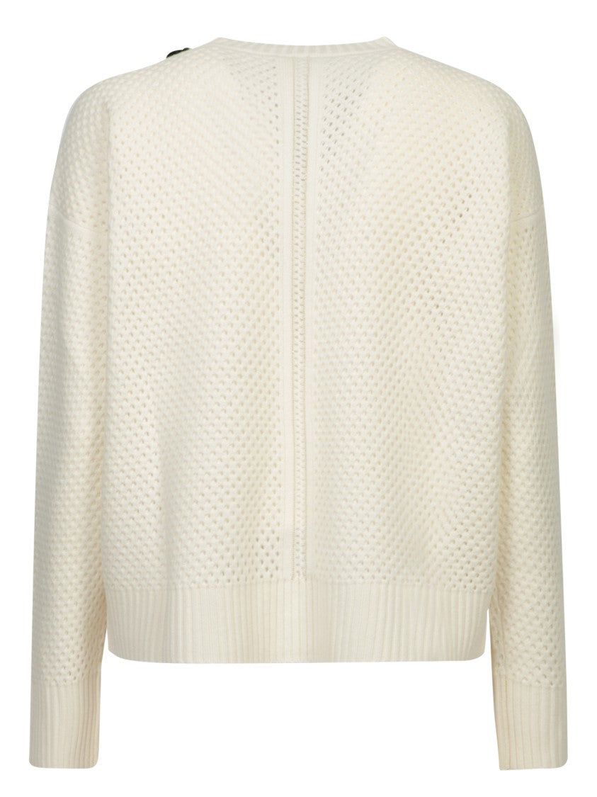 Fabiana Filippi Knit Sweater With Virgin Wool, Silk, And Cashmere Blend