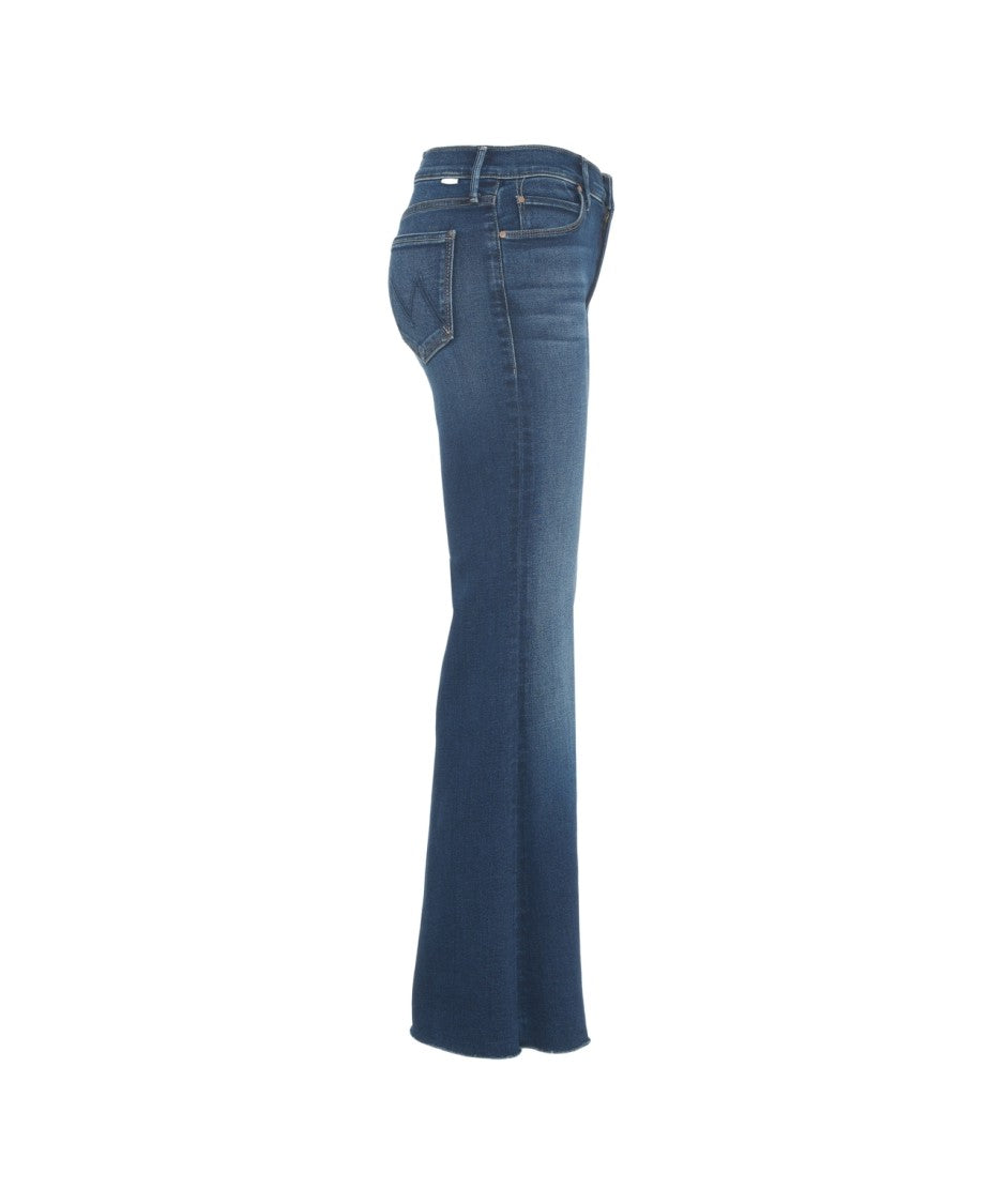 Mother 'Lil Doozy Fray' Flared Jeans