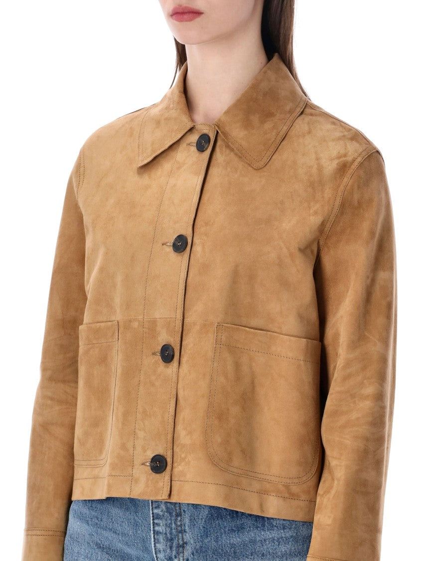 Sword 6.6.44 Suede Cropped Jacket