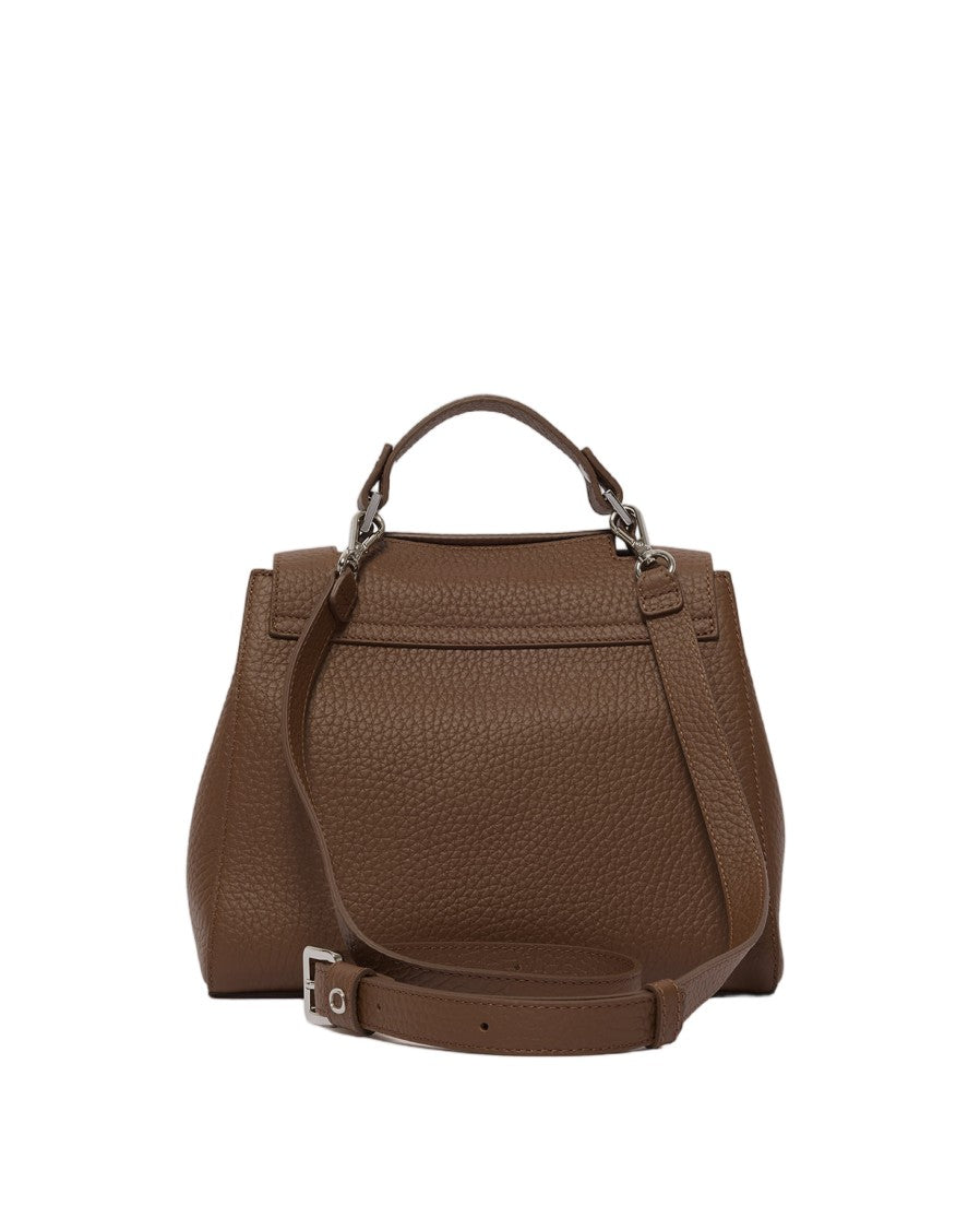 Orciani Brown Sveva Small Soft Handbag