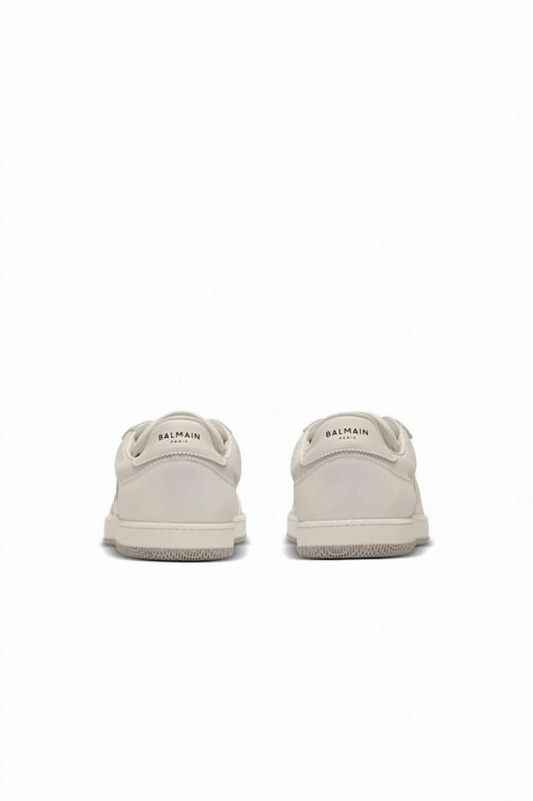 Balmain Minimalist Low-Top Sneakers With Textured Rubber Sole