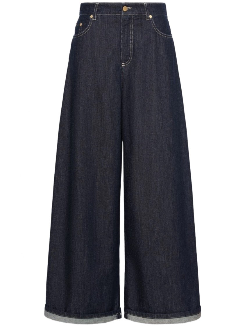 Max Mara Dark Indigo Smmocchio High-Waisted Jeans