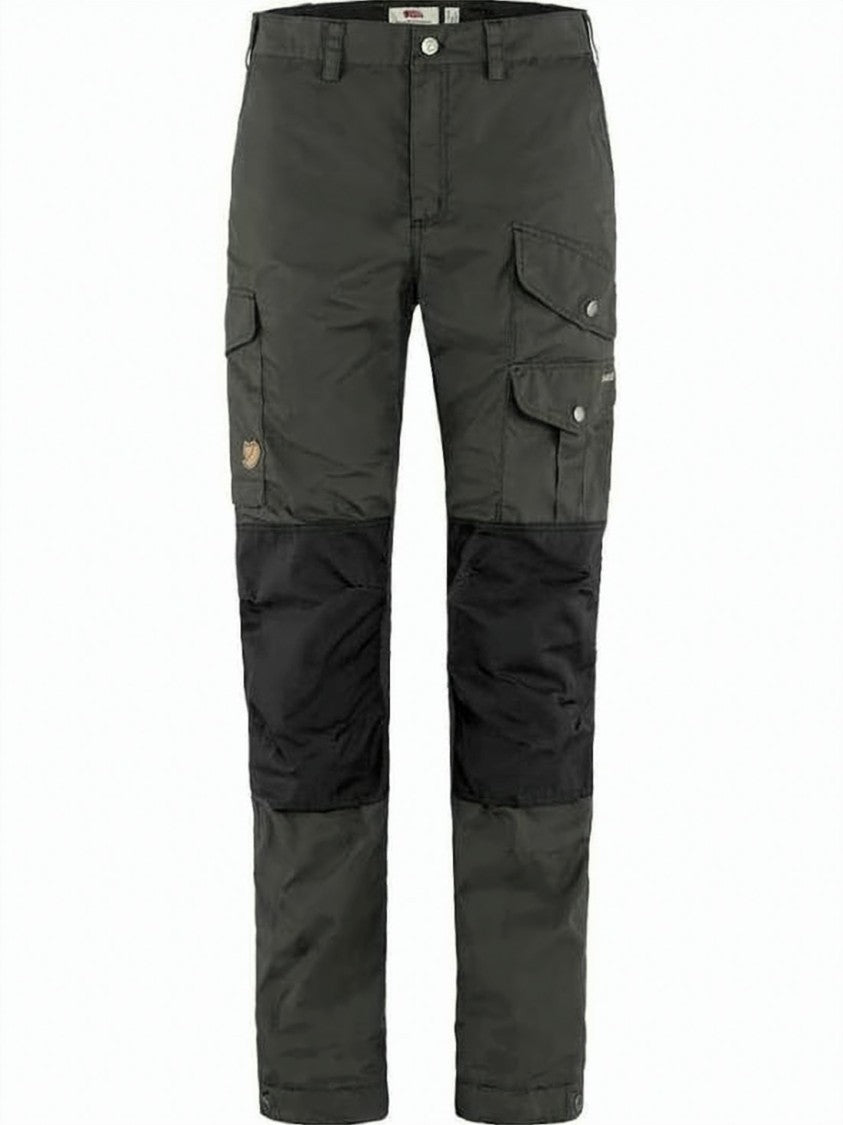 Fjallraven Two-Tone Straight Pants With Reinforced Patches