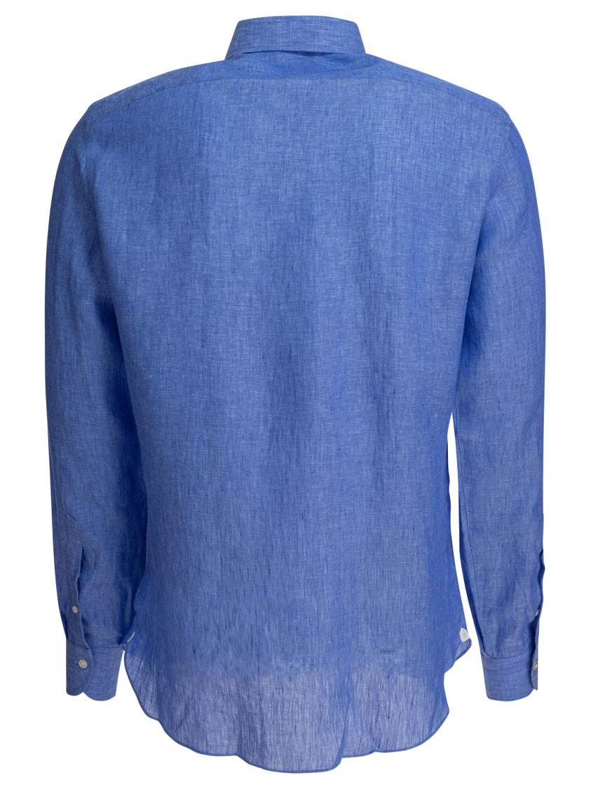 Borriello Light Blue Linen Shirt