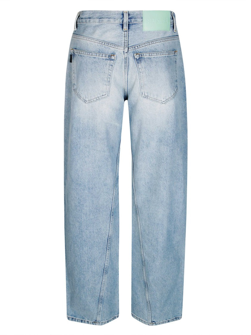 Haikure Clyde Double Marfa Blue Distressed Denim Jeans
