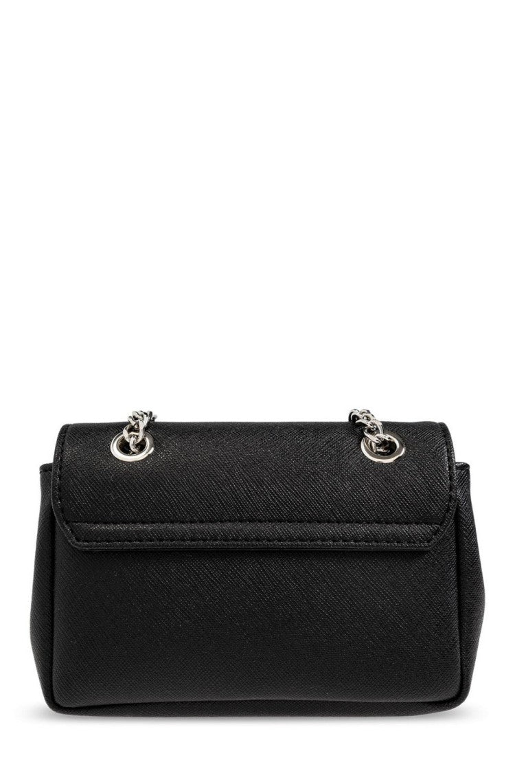 Vivienne Westwood Compact Black Wallet With Smooth Finish And Minimalist Design