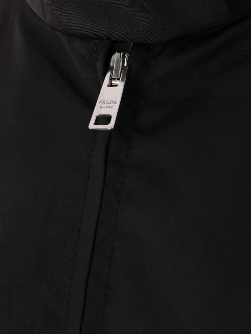Prada High Collar Black Jacket