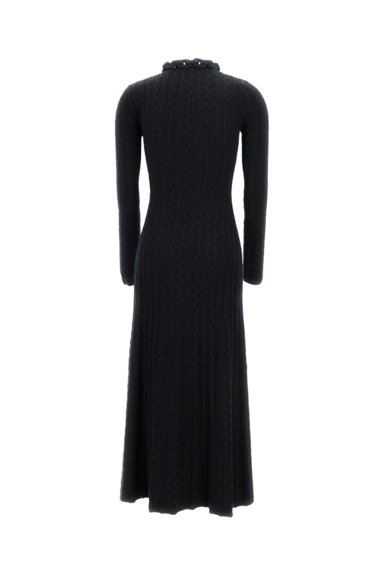 Rabanne Intricate Black Maxi Dress