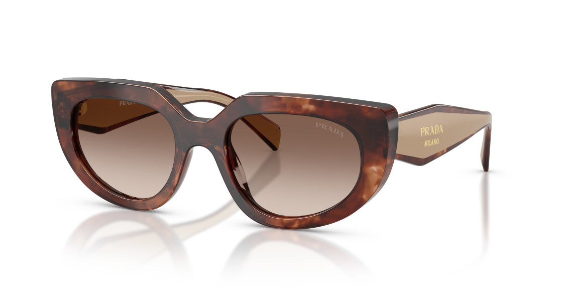 Prada 0Pr D02s Oversized Cat-Eye Sunglasses