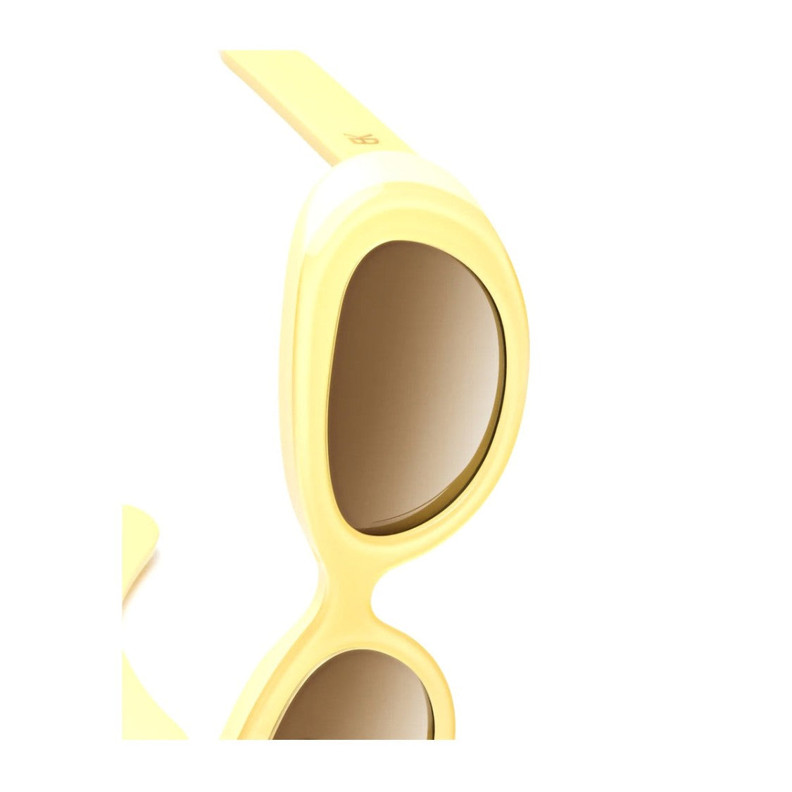 Emmanuelle Khanh Giallo Paris Acetate Oval Sunglasses