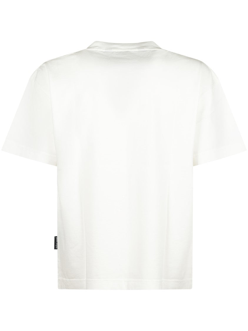 Palm Angels Relaxed-Fit Graphic Print T-Shirt With Palm Tree Imagery