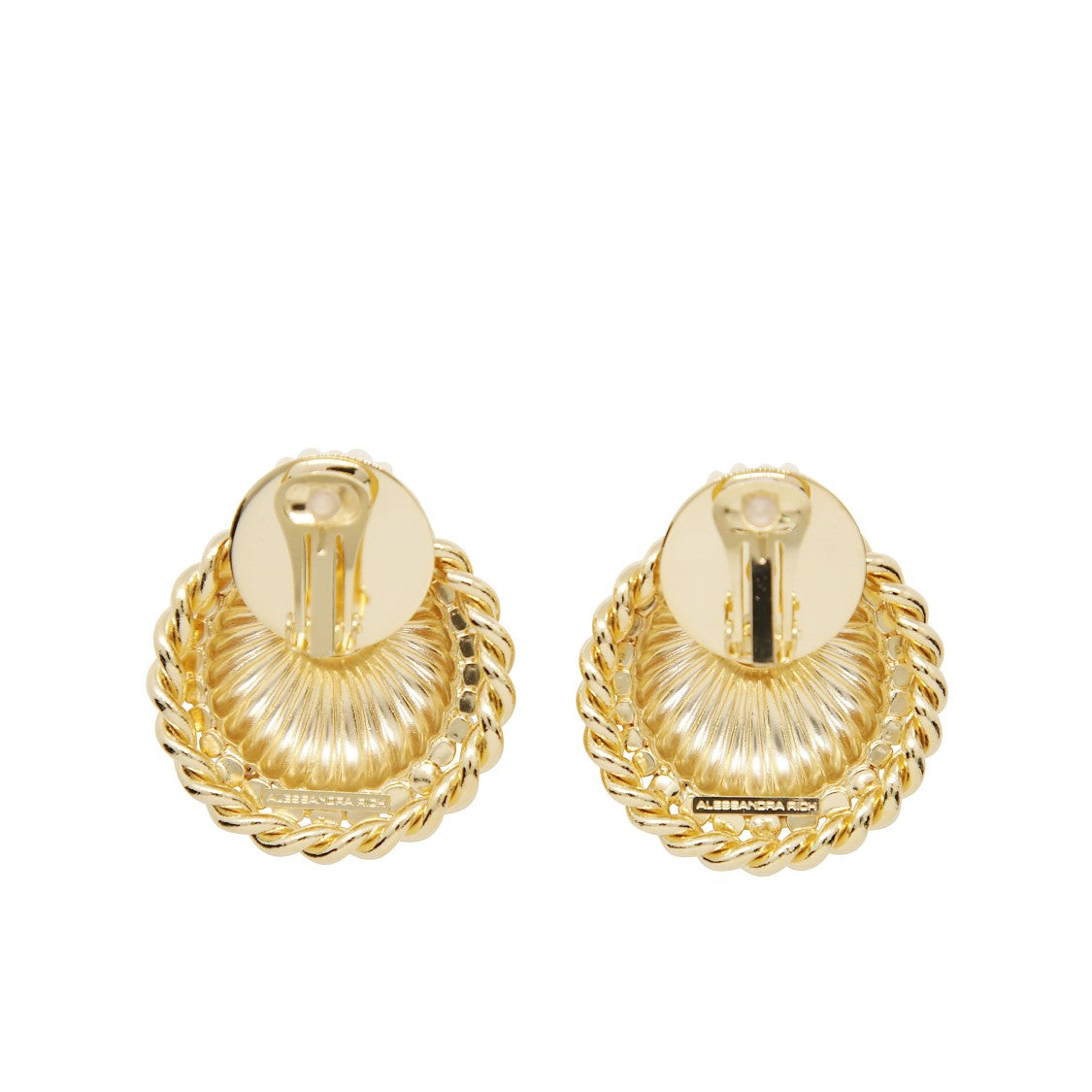 Alessandra Rich Shell-Inspired Earrings