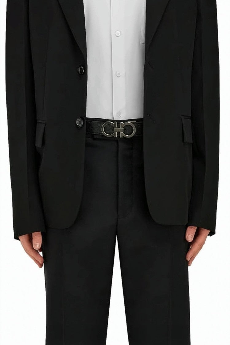 Salvatore Ferragamo Reversible Calf Leather Belt