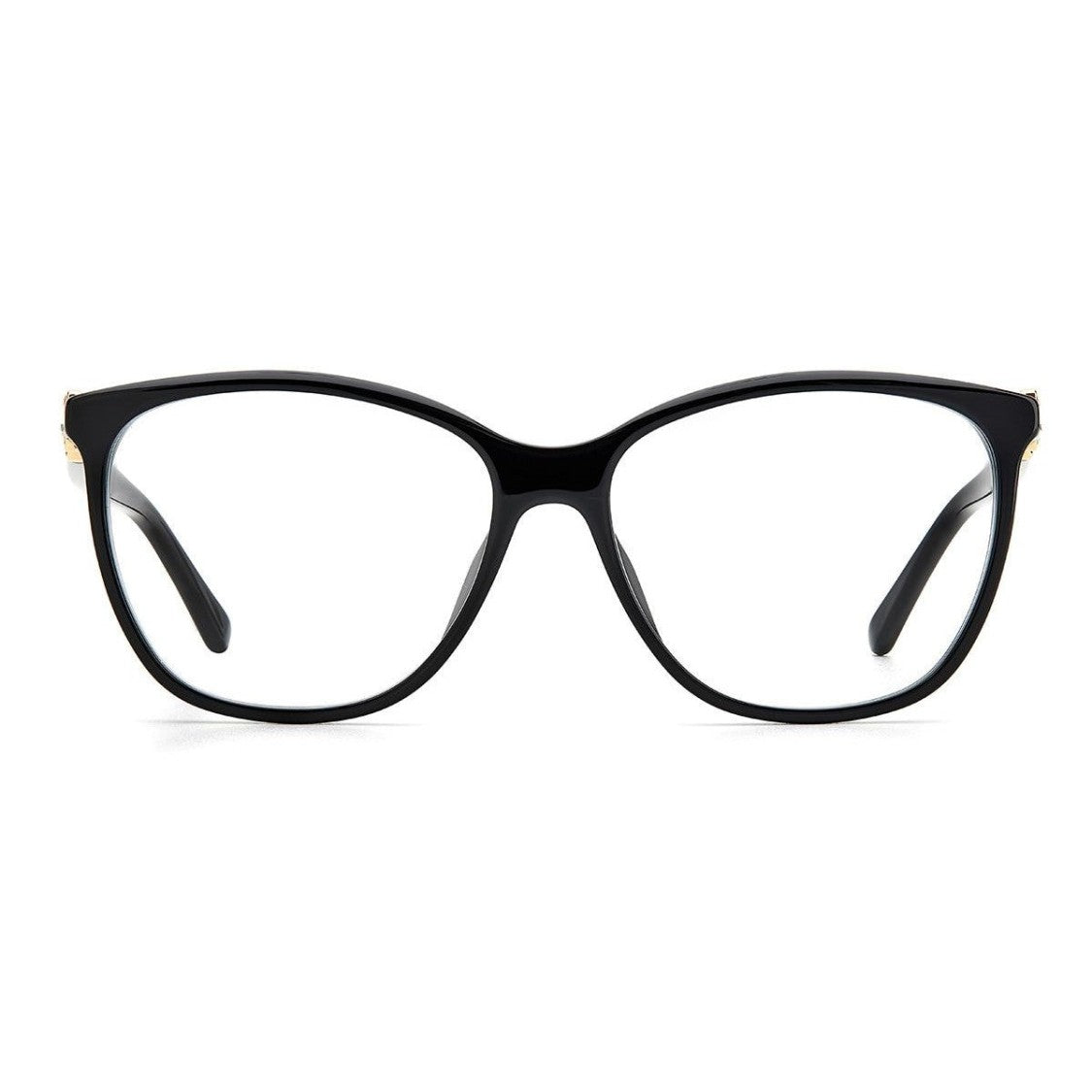 Jimmy Choo Black Jc318/G Metal Cat-Eye Glasses
