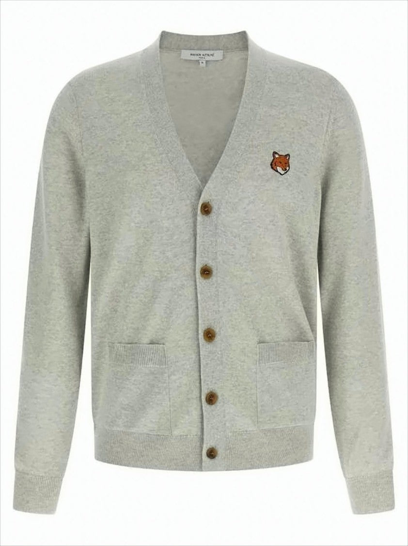 Maison Kitsuné Merino Wool Regular Fit Cardigan