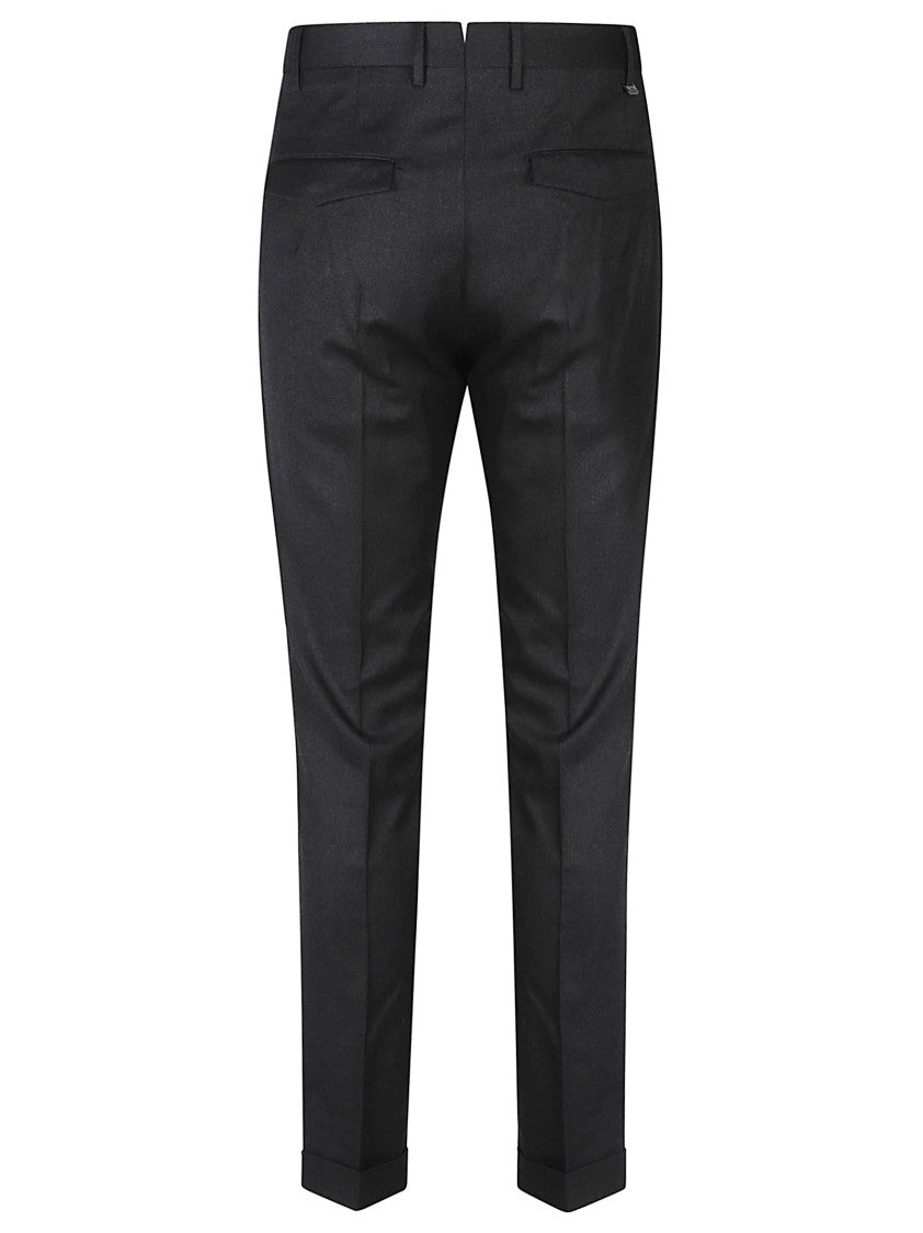 Pt Torino Master 1P Black Virgin Wool Pants