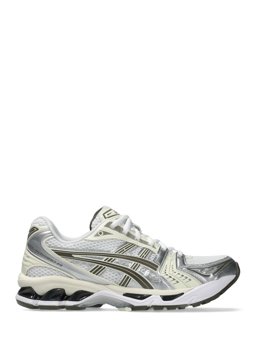 Asics White Gel-Kayano 14 Synthetic Leather Sneakers