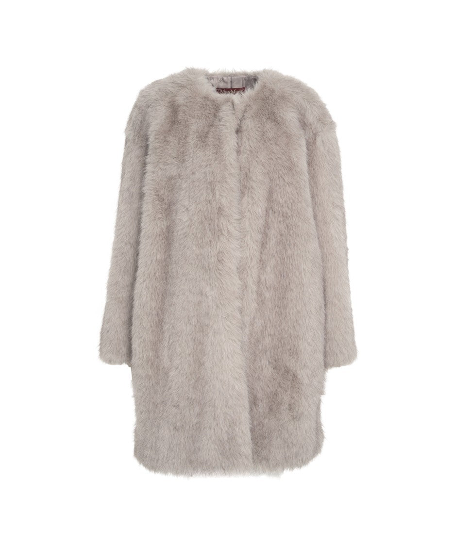 Max Mara 'Eros' Faux Fur Coat